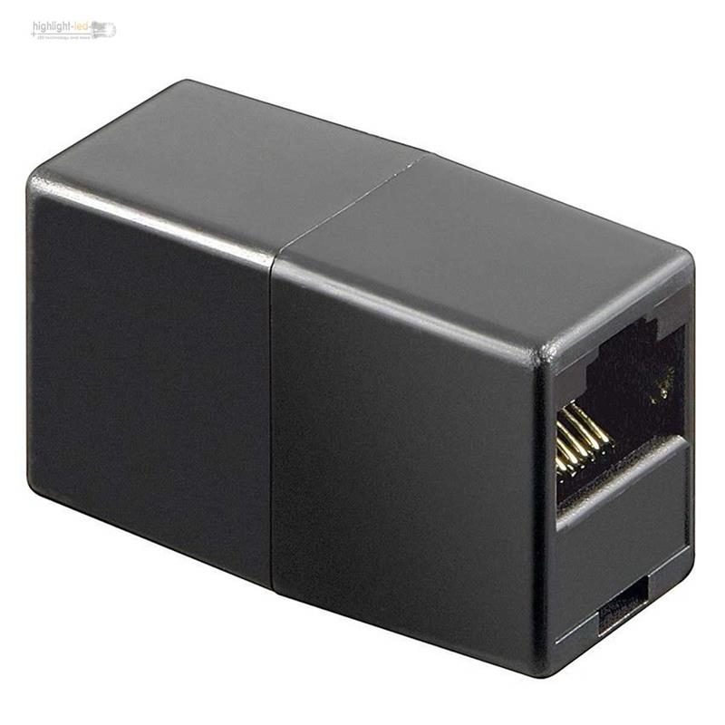 Conector de barril RJ-45 Cat7 Cat6 Cat5e H-H