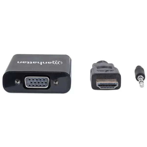 Adaptador de HDMI a VGA premium Manhattan 151559 - Imagen 3