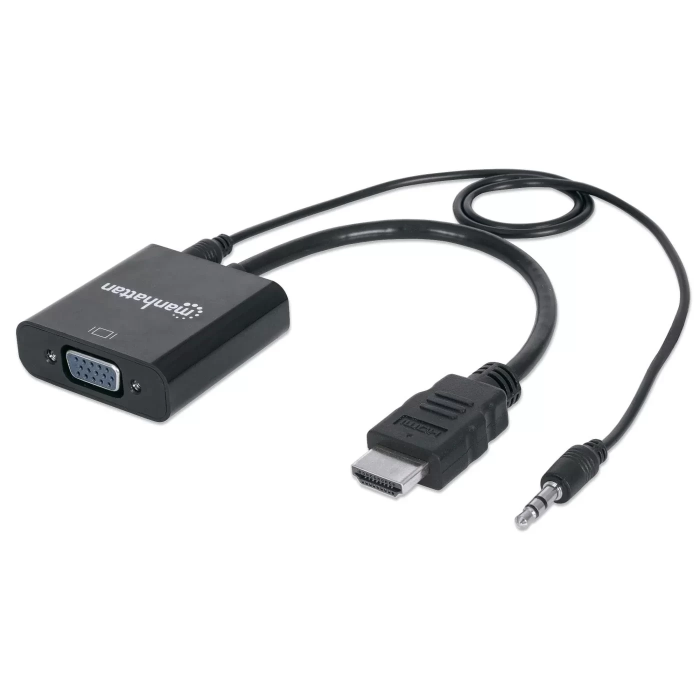 Adaptador de HDMI a VGA premium Manhattan 151559