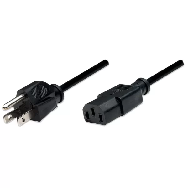 Cable de Poder 6pies SVT18/3 1.8M Manhattan 300179 - Imagen 3