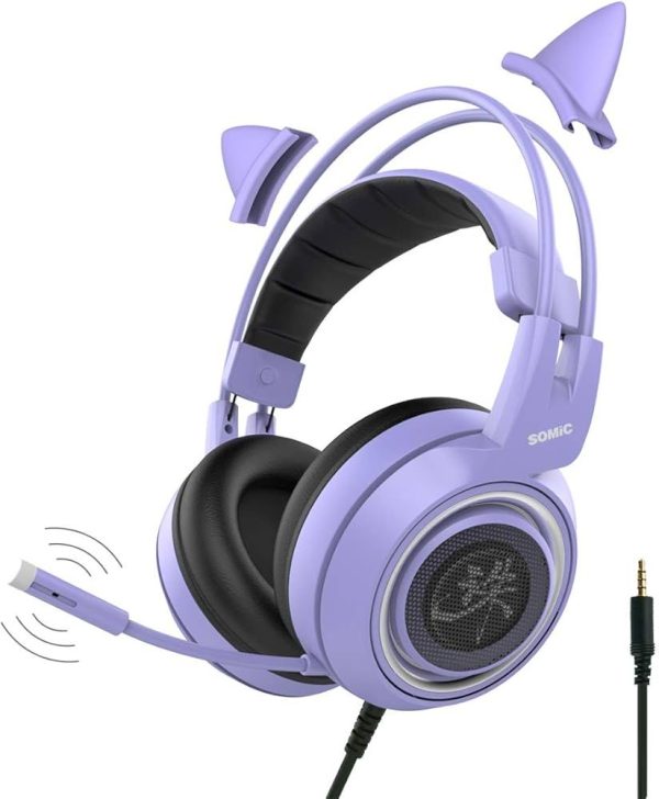 Auriculares estéreo para juegos con  Microfono SOMIC G951S - Imagen 2