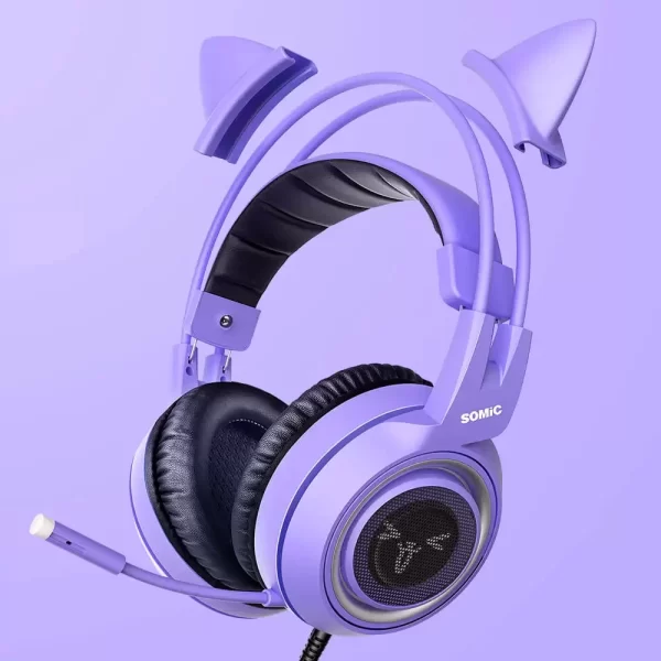 Auriculares estéreo para juegos con  Microfono SOMIC G951S - Imagen 3