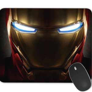 Mousepad rectangular antideslizante para computadora,IRONMAN