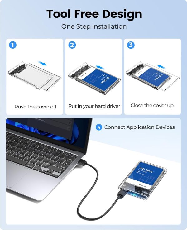 Encapsulador 2.5" marca Orico USB 3.0 - Imagen 2