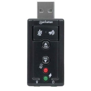 Adaptador de USB a Audio Manhattan 152341
