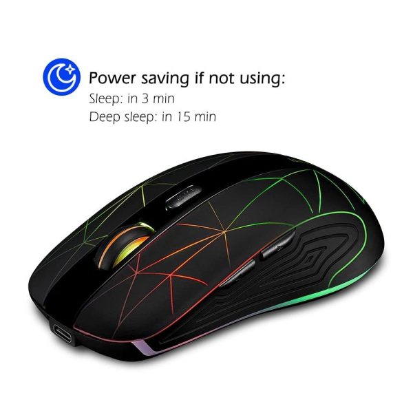 Mouse inalámbrico recargable
