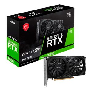 TARJETA DE VIDEO MSI GEFORCE RTX 3050 VENTUS 2X 6G OC 912-V812-016