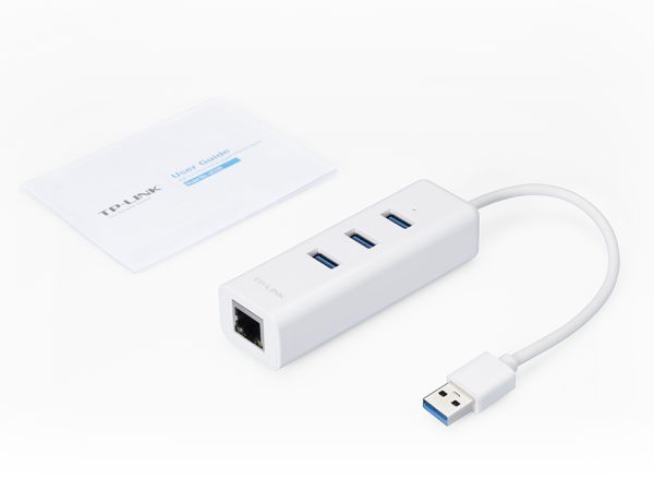 Adaptador TP Link USB 3.0 3 puertos hub & gigabit ethernet UE330 - Imagen 4