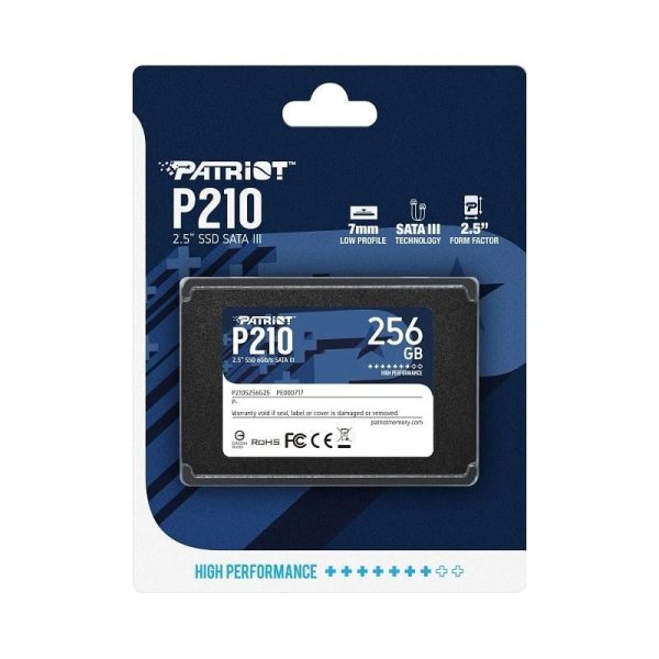 Disco duro interno solido 256GB 2.5" Patriot P210 - Imagen 2