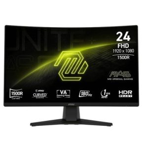 Monitor 23.6" MSI curvo 242C 1920x1080p 180hz HDMI DP