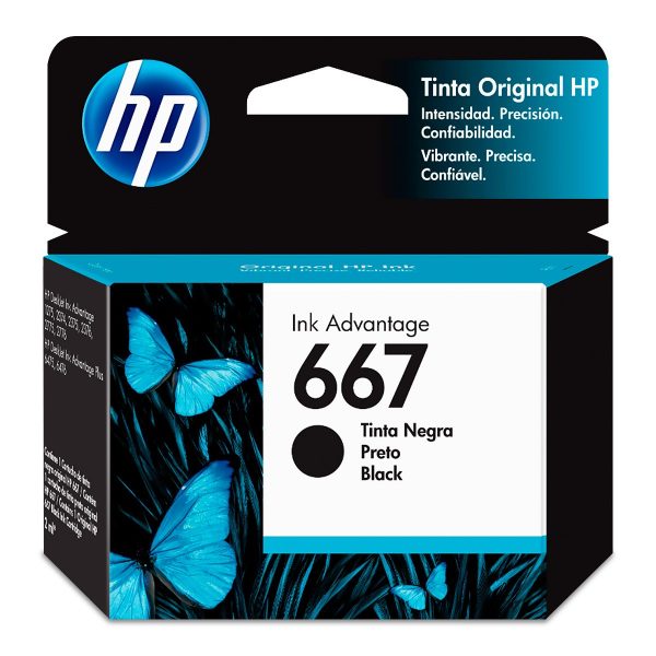 Cartucho de tinta HP 667 Negro