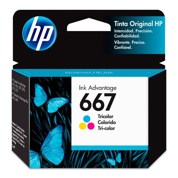 Cartucho de tinta HP 667 Tricolor
