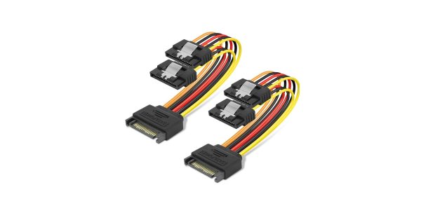Cable Benfei Sata en Y para fuente de poder