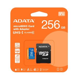 MEMORIA MICRO SD 256GB ADATA AUSDX256GUICL10A1-RA1