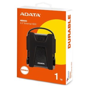 Disco duro externo Adata 1TB negro AHD680-1TU31-CBK