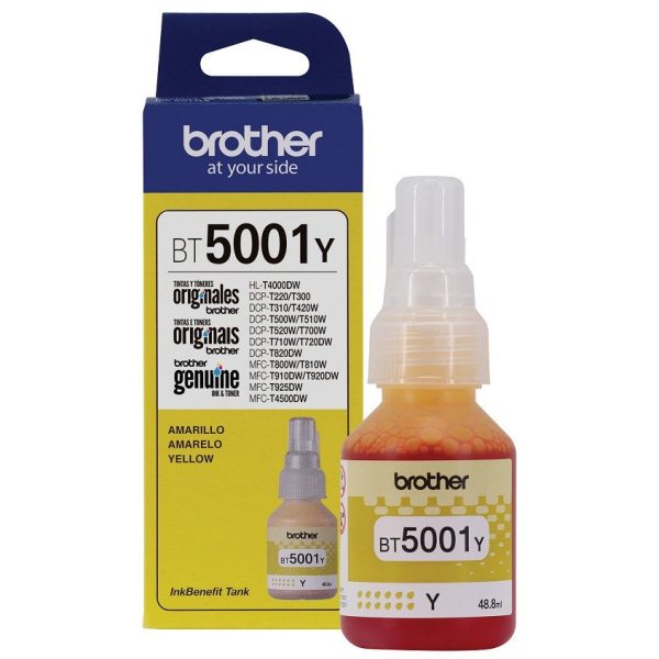 Botella de tinta alto rendimiento amarillo BT5001Y