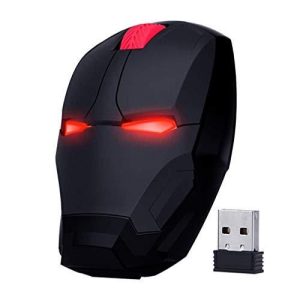 Mouse Inalámbrico Iron Man Oscuro EKOINVA