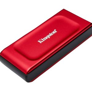 Disco duro externo solido Kingston 2TB SXS1000R color rojo