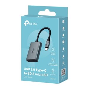 Adaptador de USB 3.0 tipo-C a puerto SD y microSD TP-Link UA430C