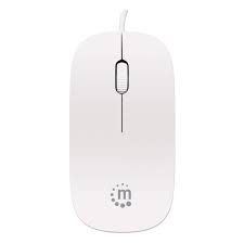 Mouse Manhattan Optico Blanco