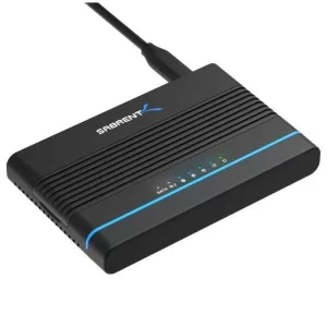 ADAPTADOR CONVERSOR SABRENT DS-UCMH USB-C A SATA PARA DISCOS DUROS DE 2.5 Y 3.5 PULGADAS NEGRO